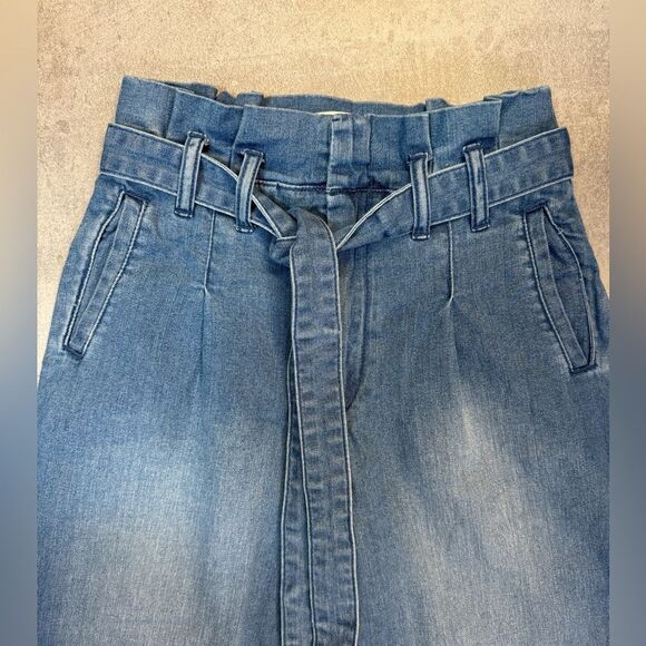 Pilcro by Anthropologie Cropped Wide Leg Jeans - Size 0 - Picture 2 of 7